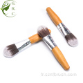 Applicateur de masque de bambou Target Face Brosse de masque végétalien